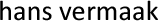 Hans Vermaak (english) Logo